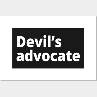 Devil's advocate Posters and Art